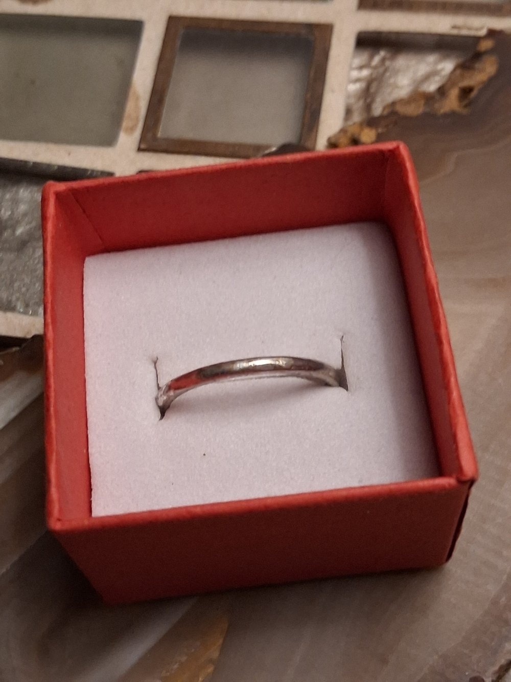 Lucky Brand Silver-Tone Slim Stackable Ring